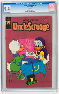 Uncle Scrooge #179 (Whitman, 1980) CGC NM 9.4 White pages