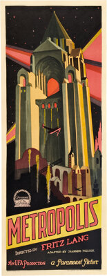Metropolis (Paramount/UFA, 1927). Insert (14" X 36")