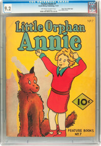Feature Books #7 Little Orphan Annie - Mile High pedigree (David McKay Publications, 1937) CGC NM- 9.2 Off-white to whit...