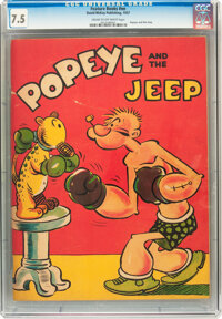 Feature Books #nn Popeye and the Jeep (David McKay Publications, 1937) CGC VF- 7.5 Cream to off-white pages