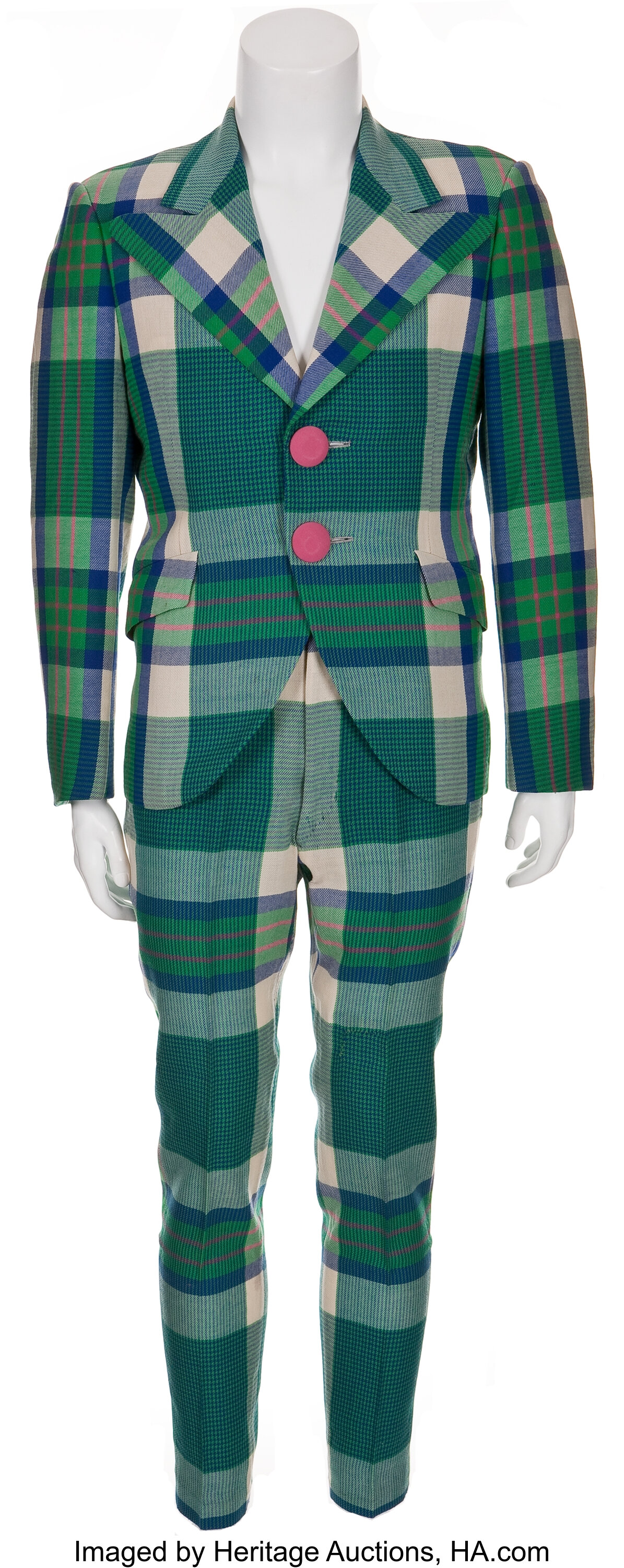 Frank Gorshin's Riddler Costume from the First Episode of Batman | Lot  #46616 | Heritage Auctions