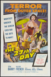 The 27th Day (Columbia, 1957). One Sheet (27" X 41"). Science Fiction