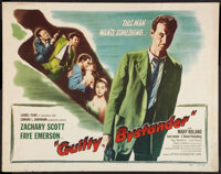 Guilty Bystander (Film Classics, Inc., 1950). Half Sheet (22" X 28"). Film Noir