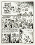 Original Comic Art:Complete Story, Robert Crumb Zap Comics #1 Complete 1-page Story "Definitely a Case
of Derangement!" Original Art (Apex Novelties,...