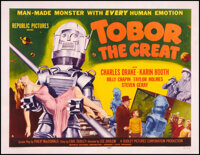 Tobor the Great (Republic, 1954). Half Sheet (22" X 28"). Science Fiction