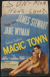 Magic Town (RKO, 1947). Window Card (13" X 20"). Comedy