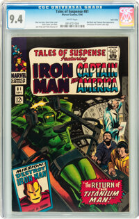 Tales of Suspense #81 Twin Cities pedigree (Marvel, 1966) CGC NM 9.4 White pages