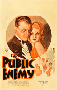 The Public Enemy (Warner Brothers, 1931). Window Card (14" X 22")