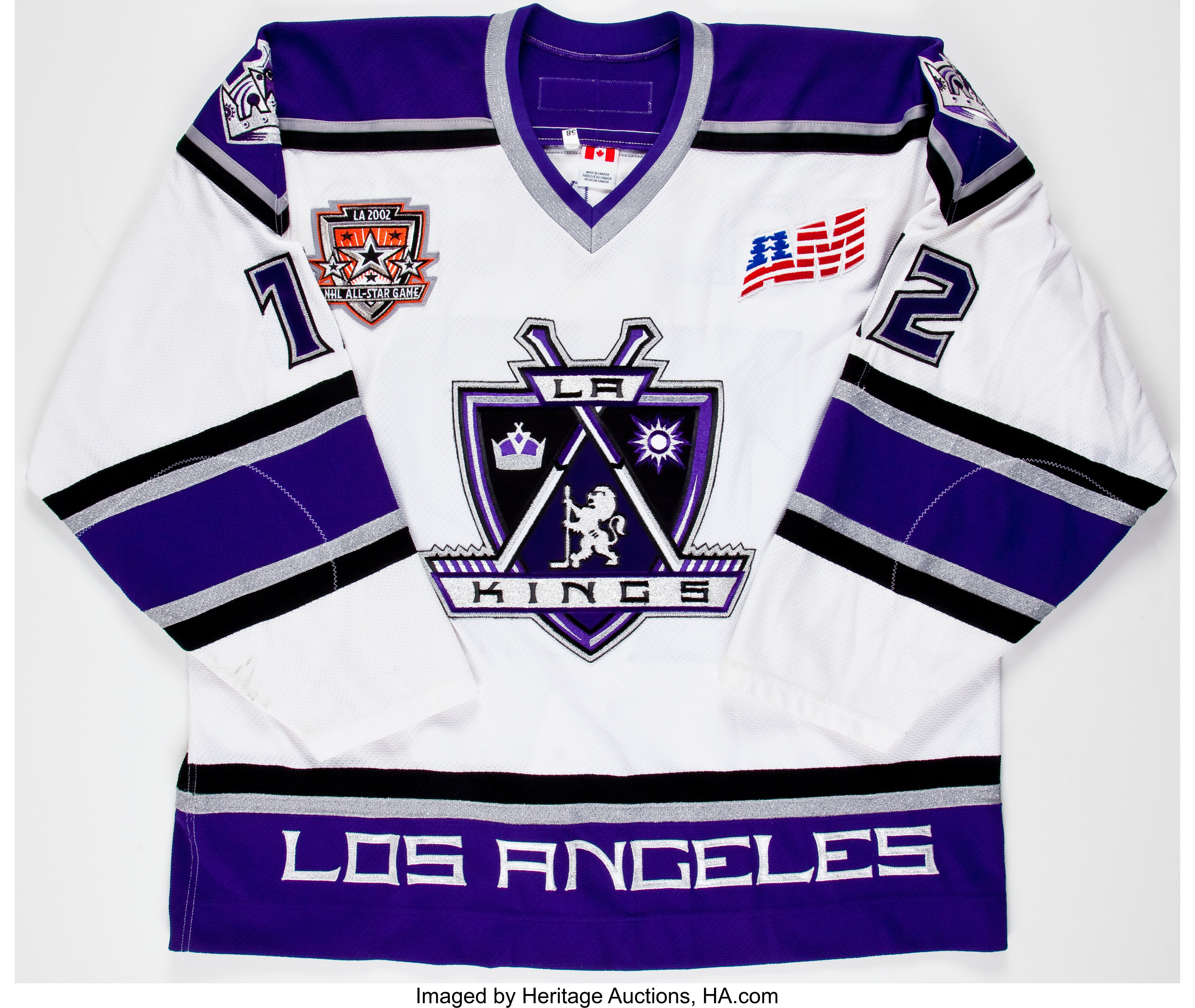 Los Angeles Kings Firstar Gamewear Pro Performance Hockey Jersey with Customization White / Custom