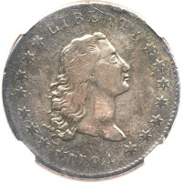 1794 $1 -- Repaired -- NGC Details. VF. B-1, BB-1, R.4. (PCGS# 6851)