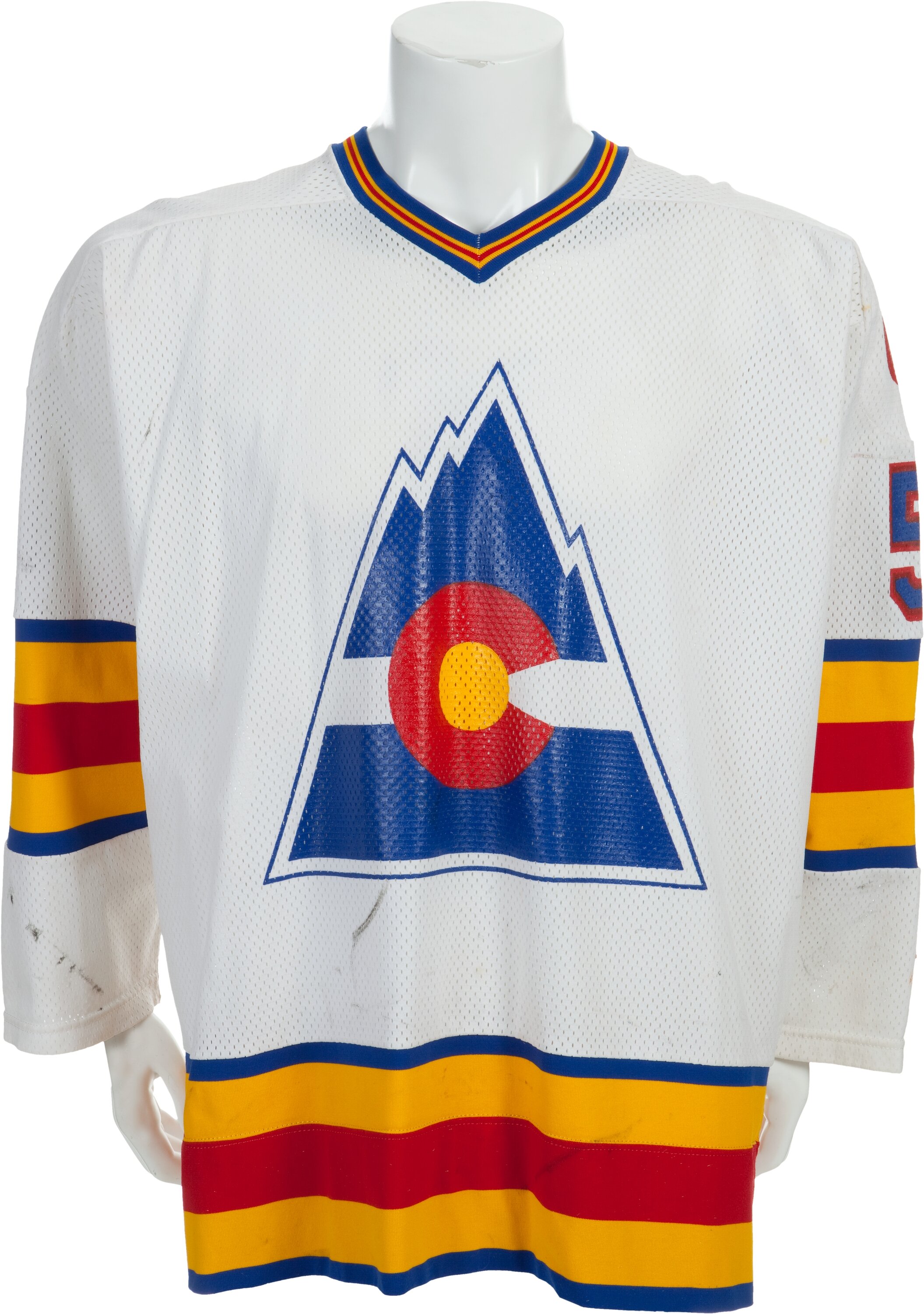 colorado rockies hockey white jersey