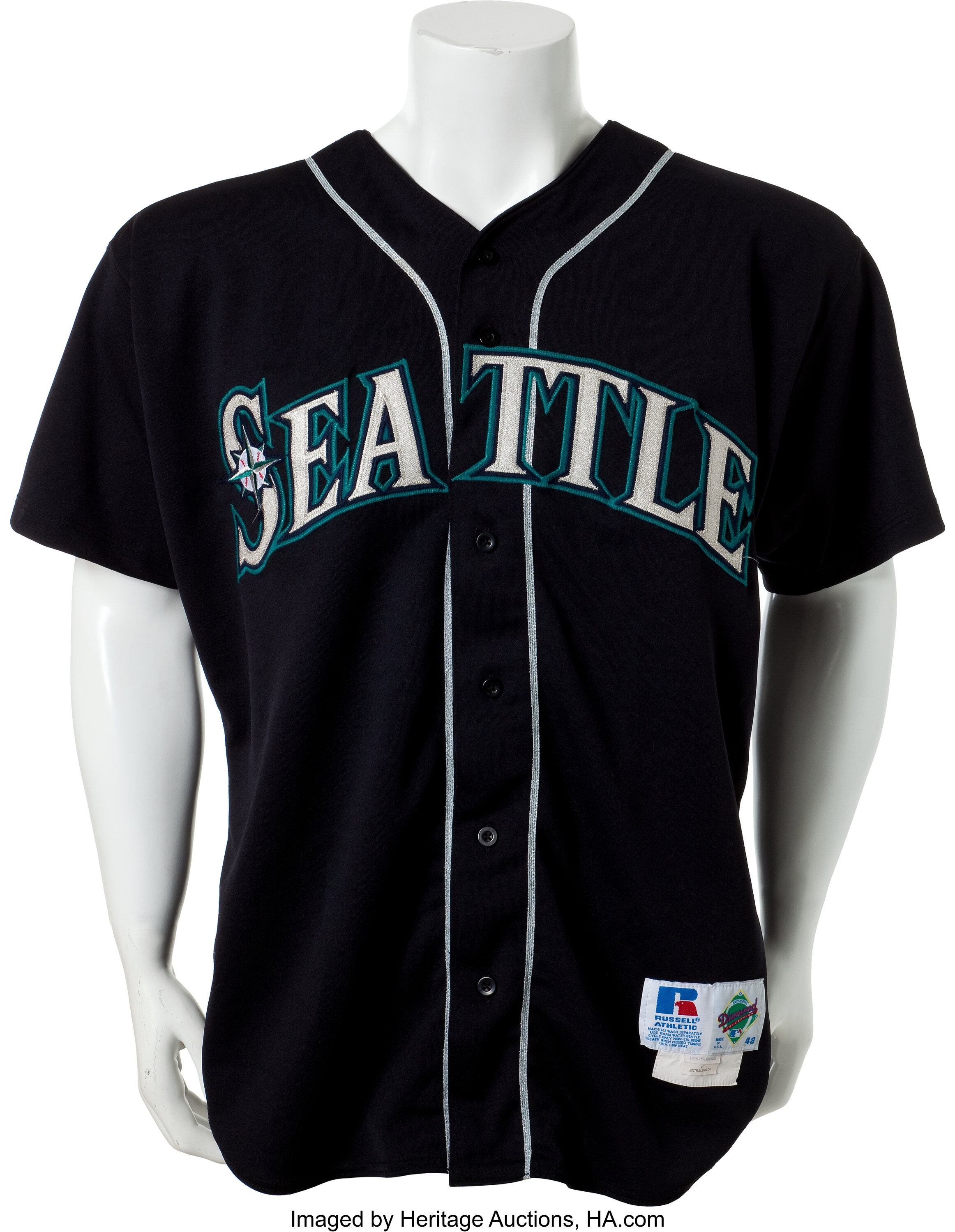 1999 Alex Rodriguez Game Worn Seattle Mariners Jersey