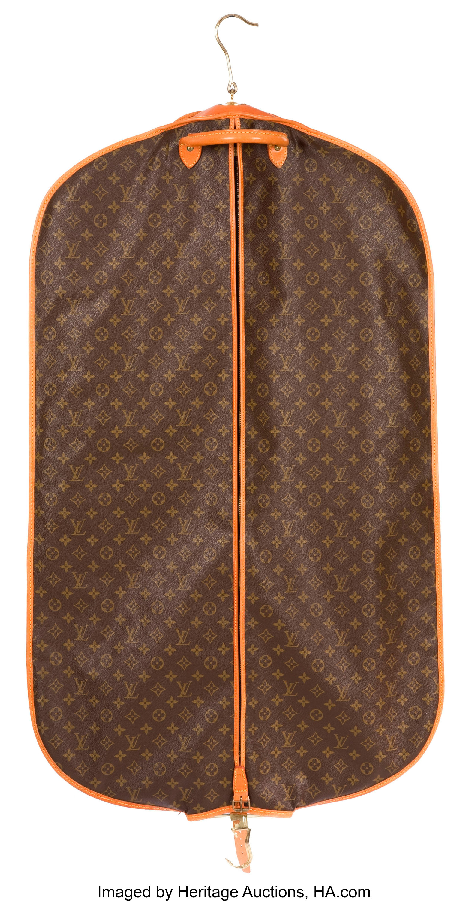 Louis Vuitton Classic Monogram Canvas Garment Bag.  Luxury, Lot #56609