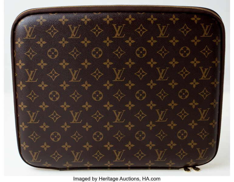 Heritage Vintage: Louis Vuitton Laptop Sleeve 15.  Luxury