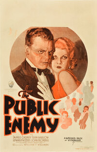 The Public Enemy (Warner Brothers, 1931). Window Card (14" X 22")