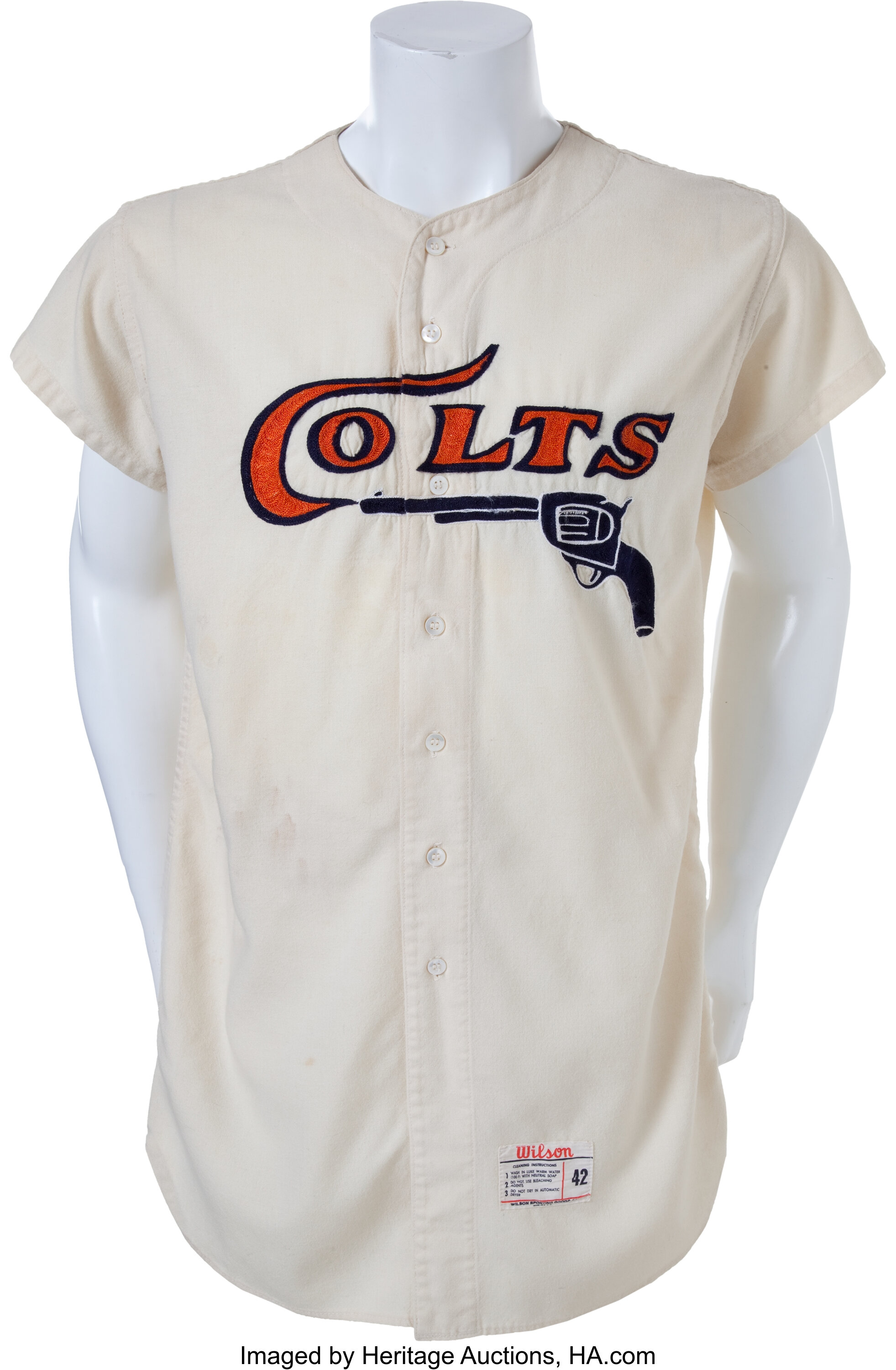 1962-64 Houston Colt .45s Game Worn Jersey. Baseball