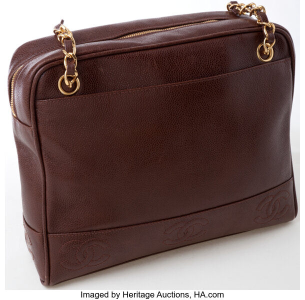 chanel shoulder bag leather