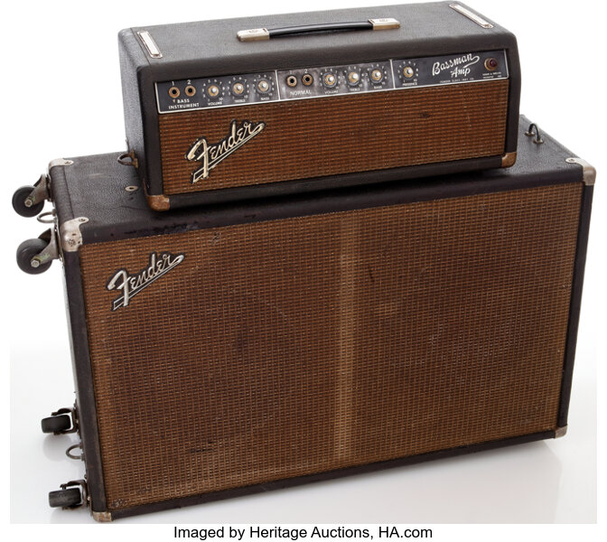 1964 Fender Bassman Black Guitar