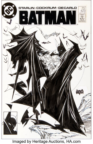 Todd McFarlane Batman #423 Cover Original Art (DC, 1988).... | Lot #93072 |  Heritage Auctions