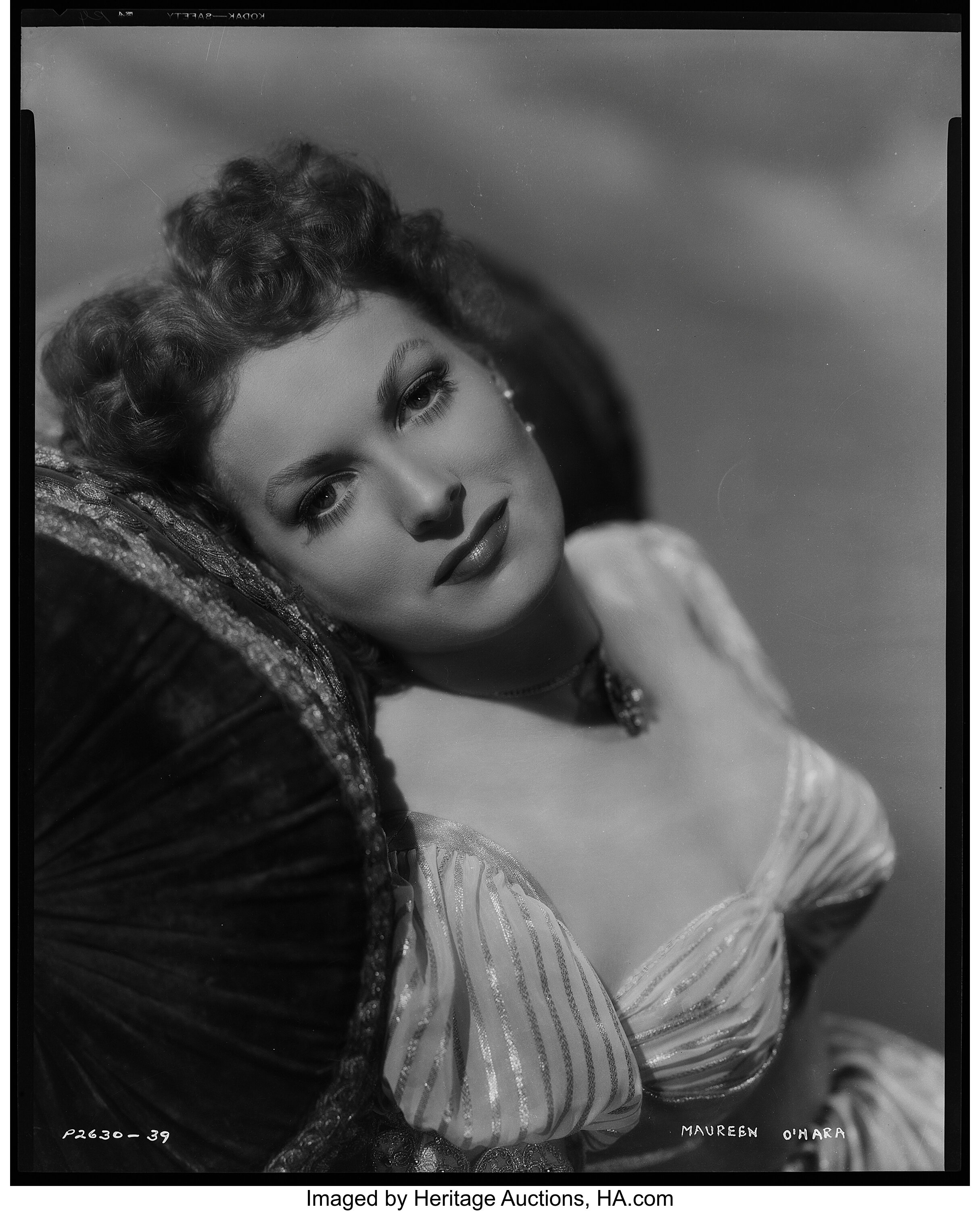 Maureen O Hara Paramount 1940s Eastman Kodak Safety Negative Lot Heritage Auctions