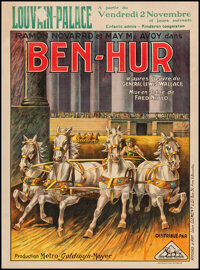 Ben-Hur (MGM, 1925). Pre-War Belgian (24" X 33"). Historical Drama