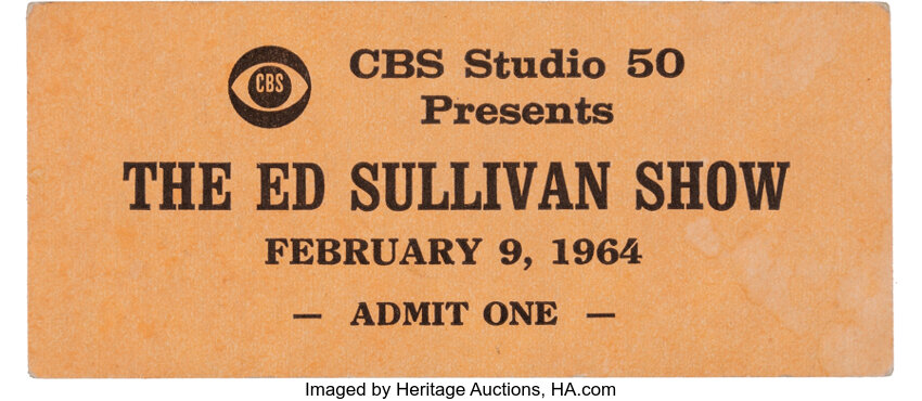 Image result for the beatles first appearance on the ed sullivan show in 1964