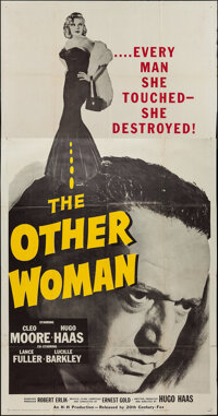 The Other Woman (20th Century Fox, 1954). Three Sheet (41" X 79"). Film Noir