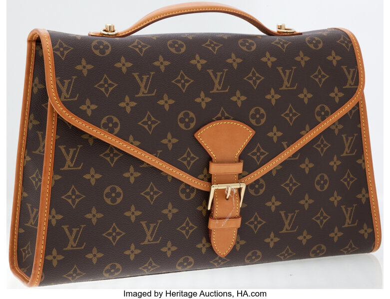 Louis Vuitton Classic Monogram Canvas Bel Air GM Bag.  Luxury, Lot  #76011