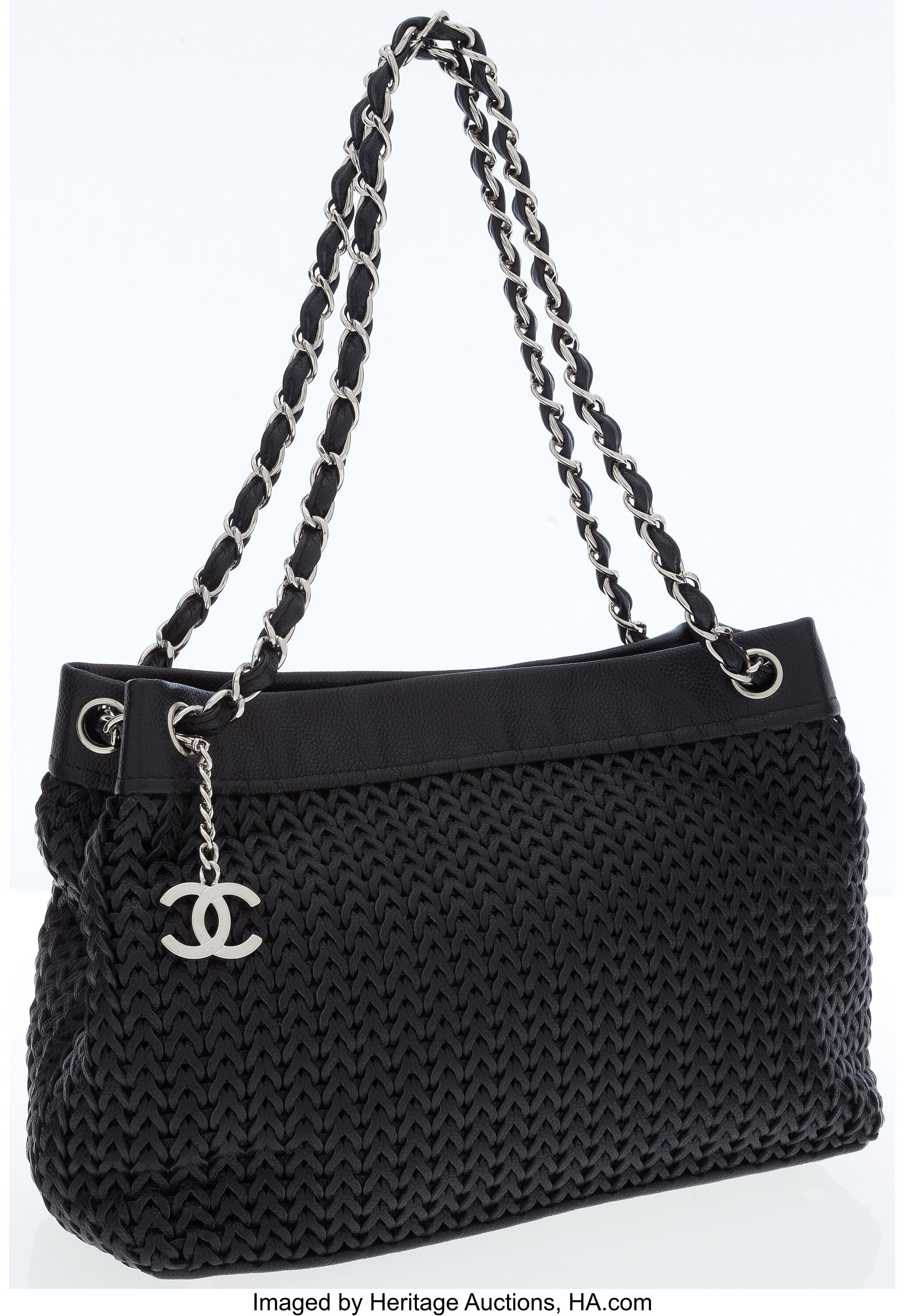 CHANEL Black Caviar Leather Modern Chain Tote Bag – JDEX Styles