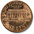 Lincoln Cents Lincoln Memorial Reverse - Back