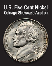 Catalog cover for 2024 May 6 U.S. Five Cent Nickel Coinage Showcase Auction