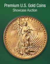 Catalog cover for 2024 May 20 Premium U.S. Gold Coins Showcase Auction