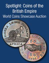 Catalog cover for 2023 July 2 Spotlight: Coins of the British Empire Showcase Auction