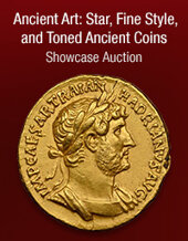 Catalog cover for 2024 May 20 Ancient Art: Star, Fine Style, and Toned Ancient Coins Showcase Auction
