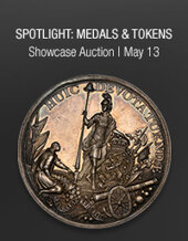 Catalog cover for 2024 May 13 Spotlight: Medals & Tokens Showcase Auction