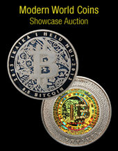 Catalog cover for 2024 May 26 Modern World Coins Showcase Auction