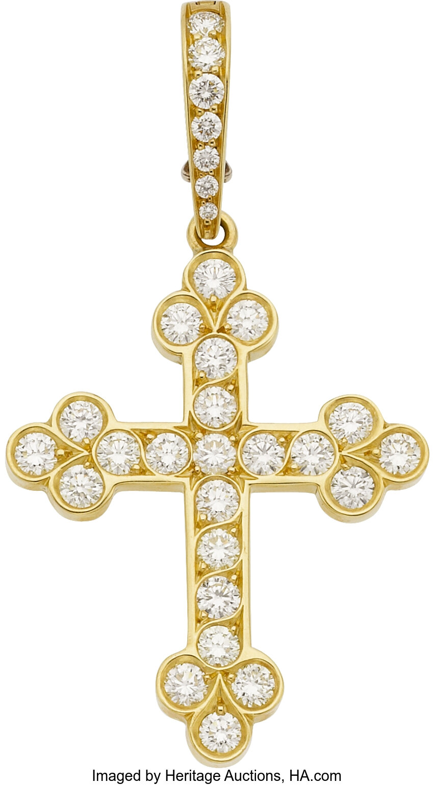 Cynthia Bach Diamond, Gold Pendant. ... Estate Jewelry Pendants and ...