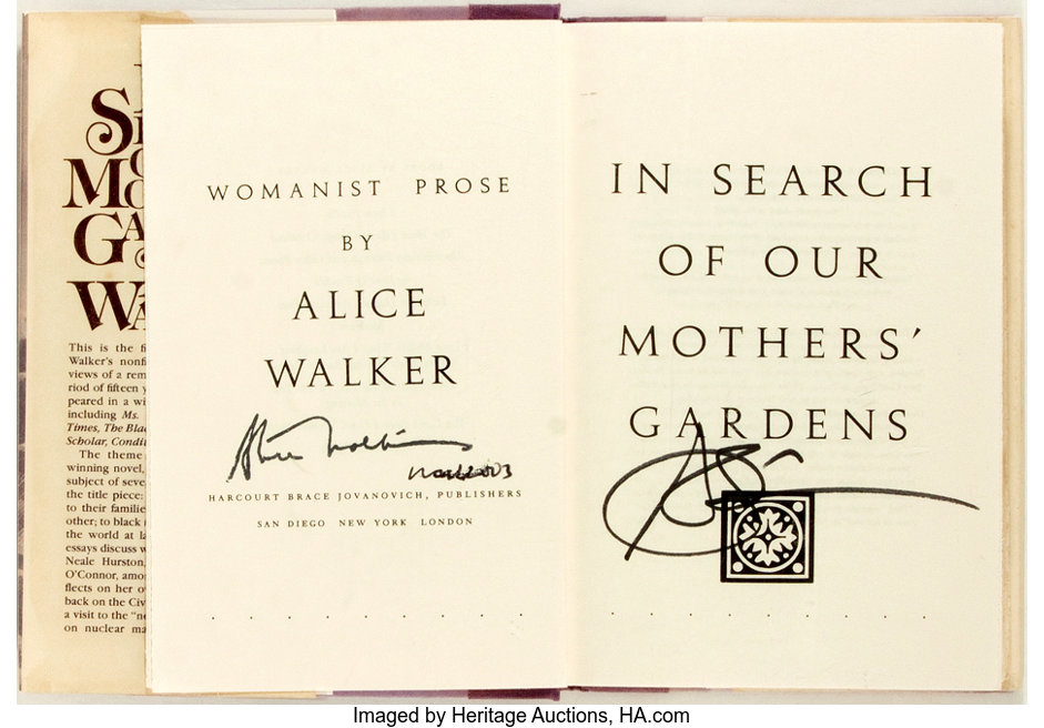 alice walker in search of our mothers
