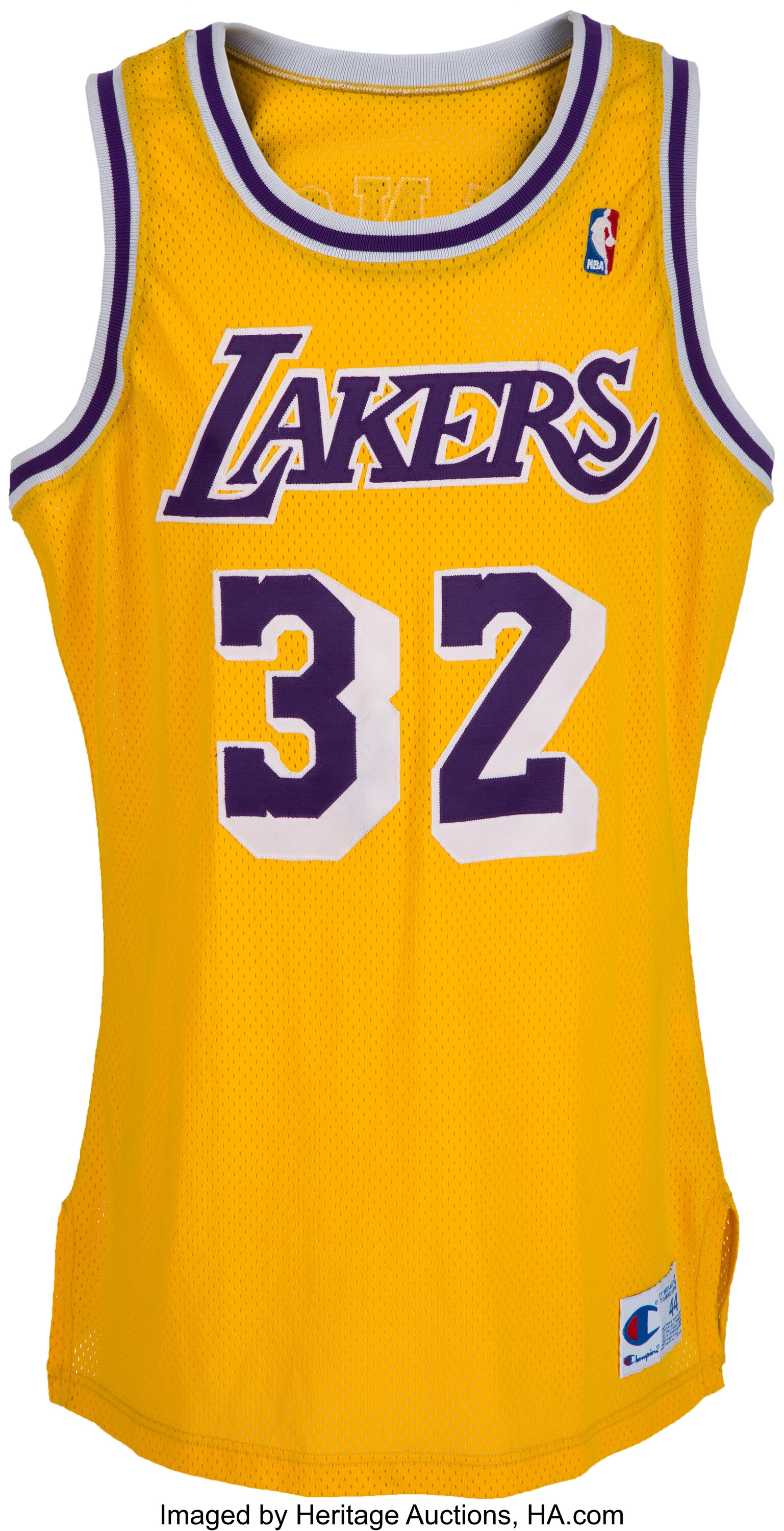 1990-91 Magic Johnson Game Worn Los Angeles Lakers Jersey.... | Lot ...