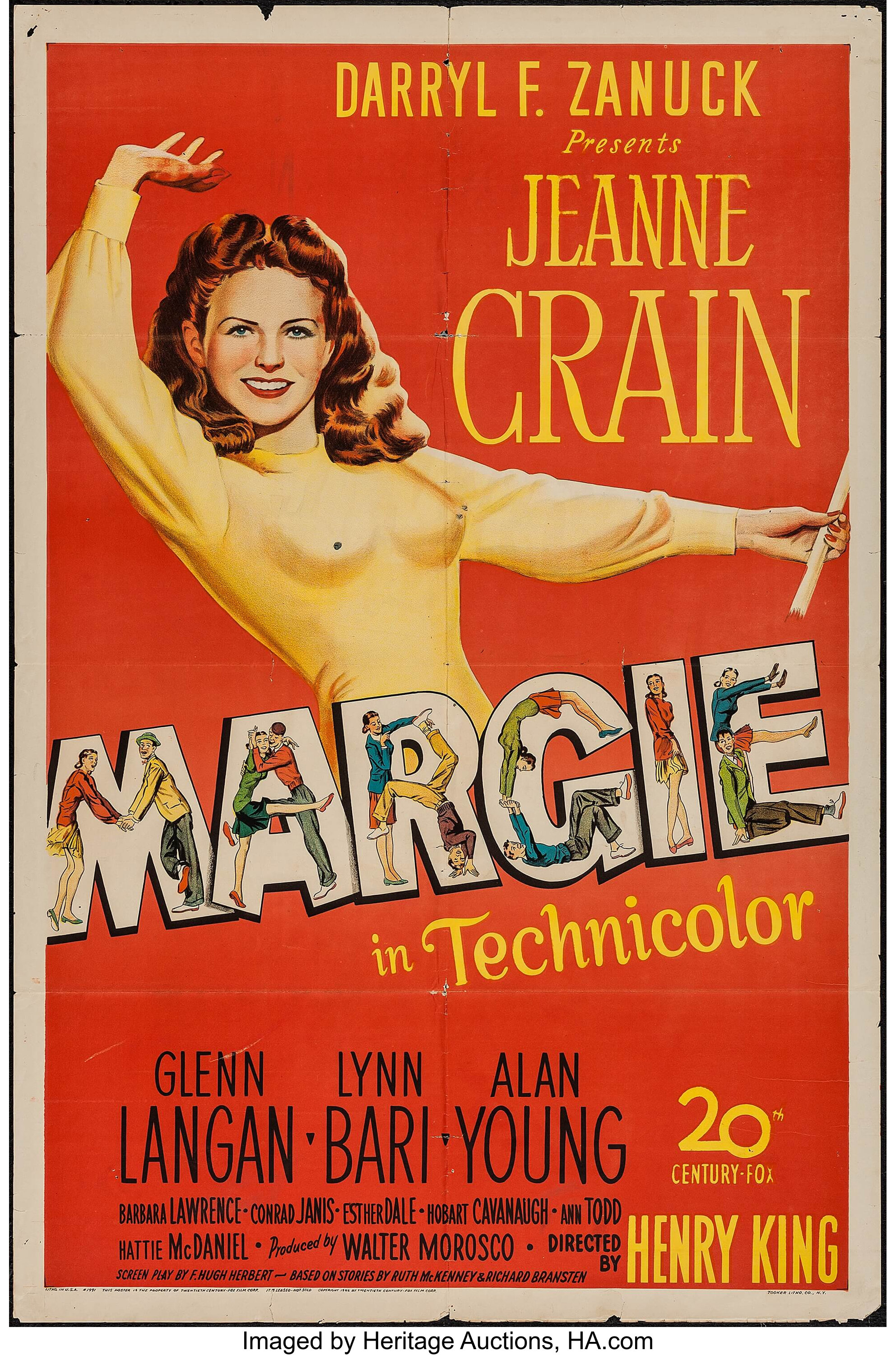 Margie (20th Century Fox, 1946). One Sheet (27