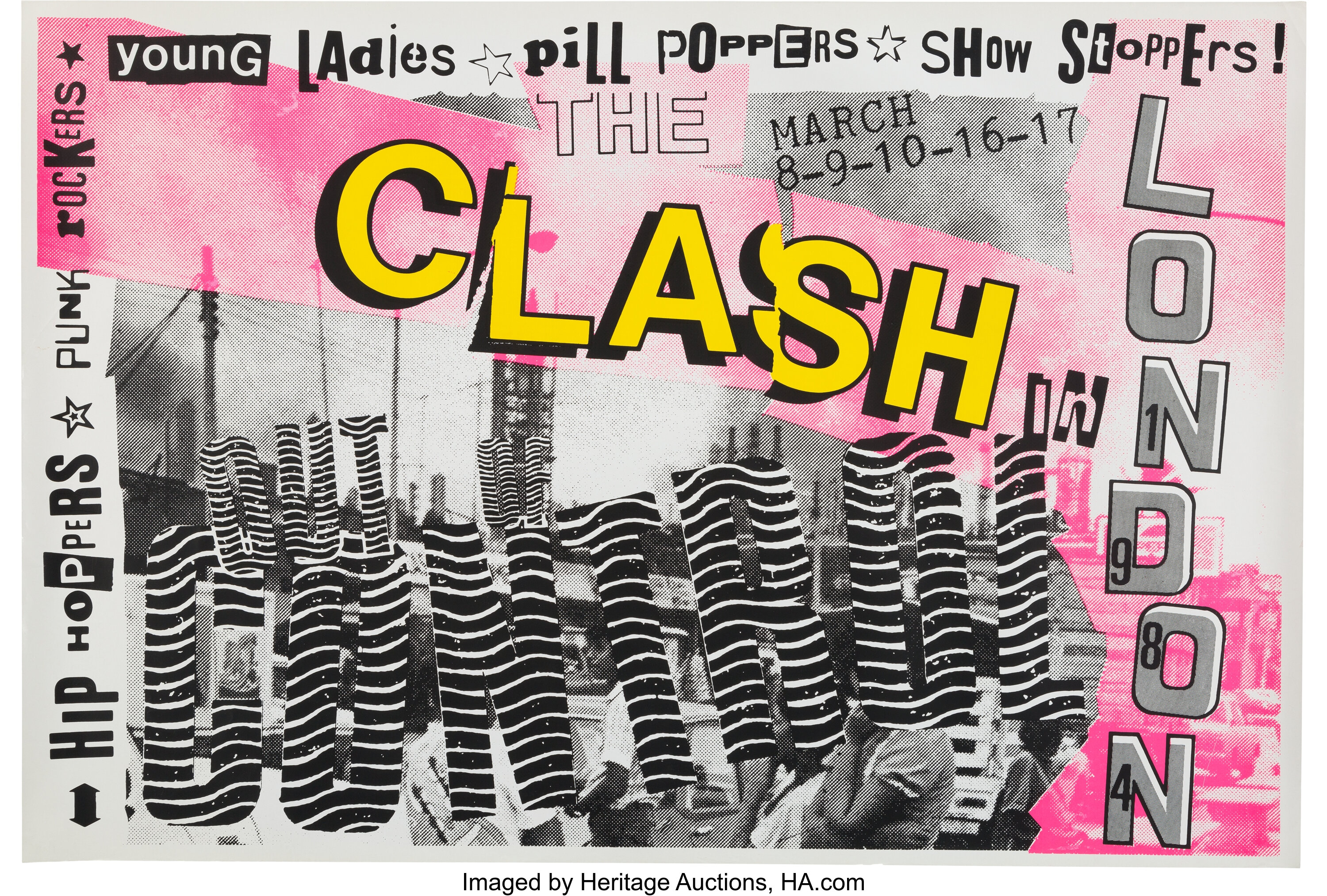 the clash 1984 tour