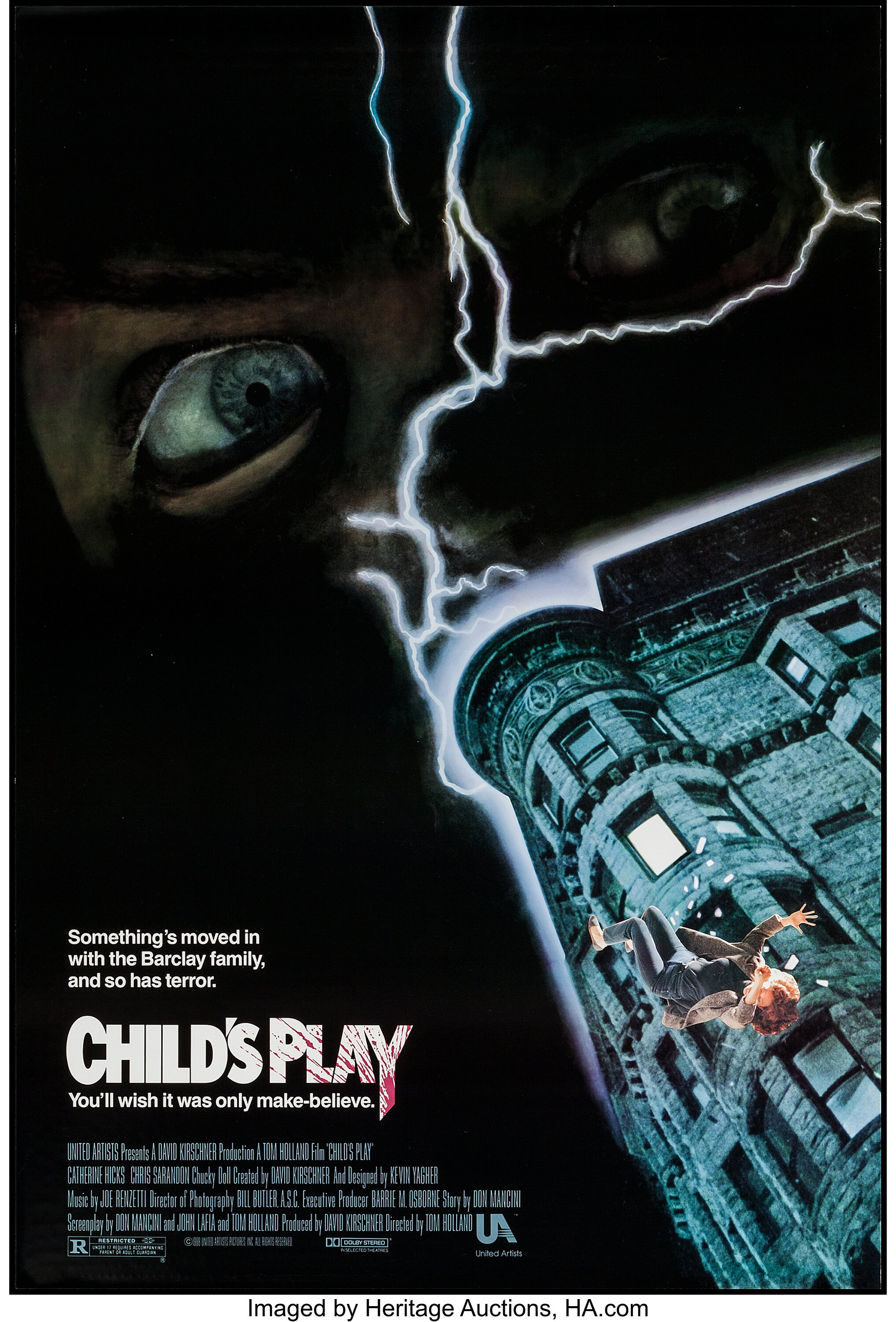 Child's Play and Others Lot (United Artists, 1988). One Sheets (4