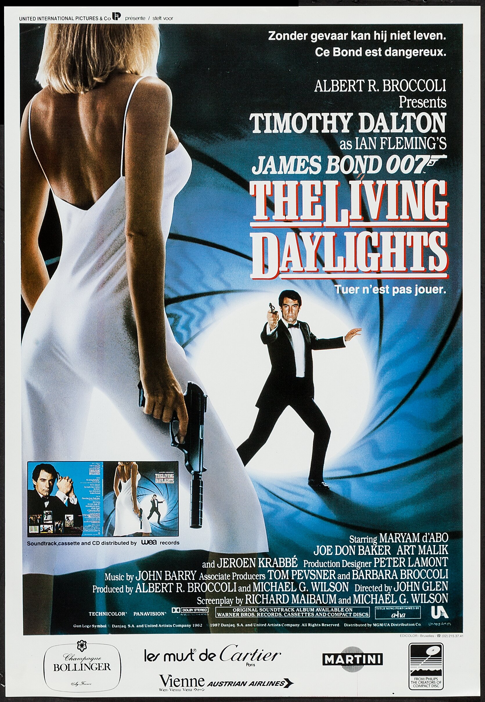 The Living Daylights (United Artists, 1987). Belgian (14