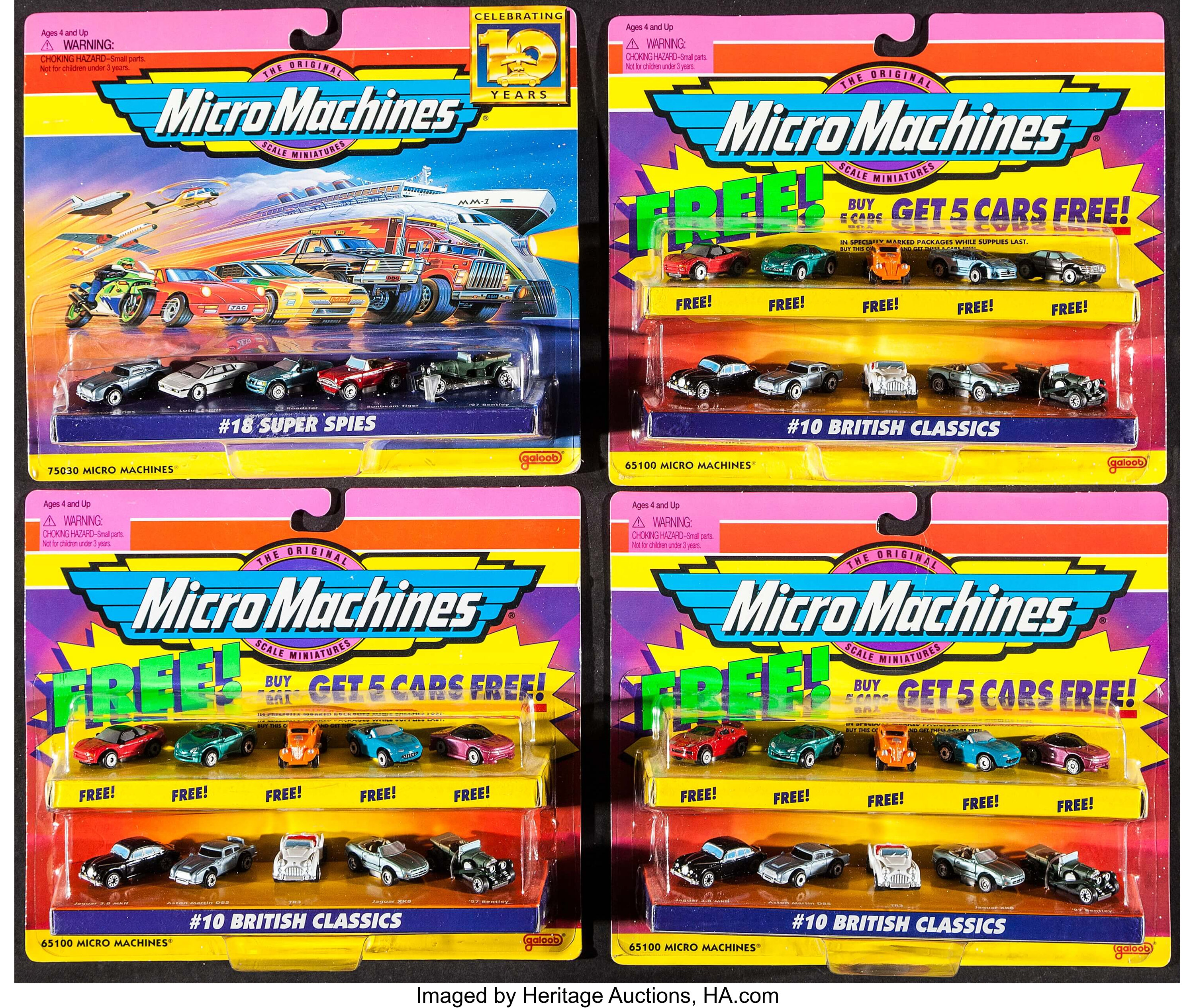 Micro-Machines Lot (Galoob, 1997). Unopened Miniature Vehicles