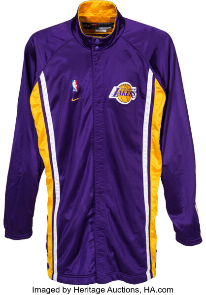 2010's Kobe Bryant Game Worn Los Angeles Lakers Warm-up Jacket