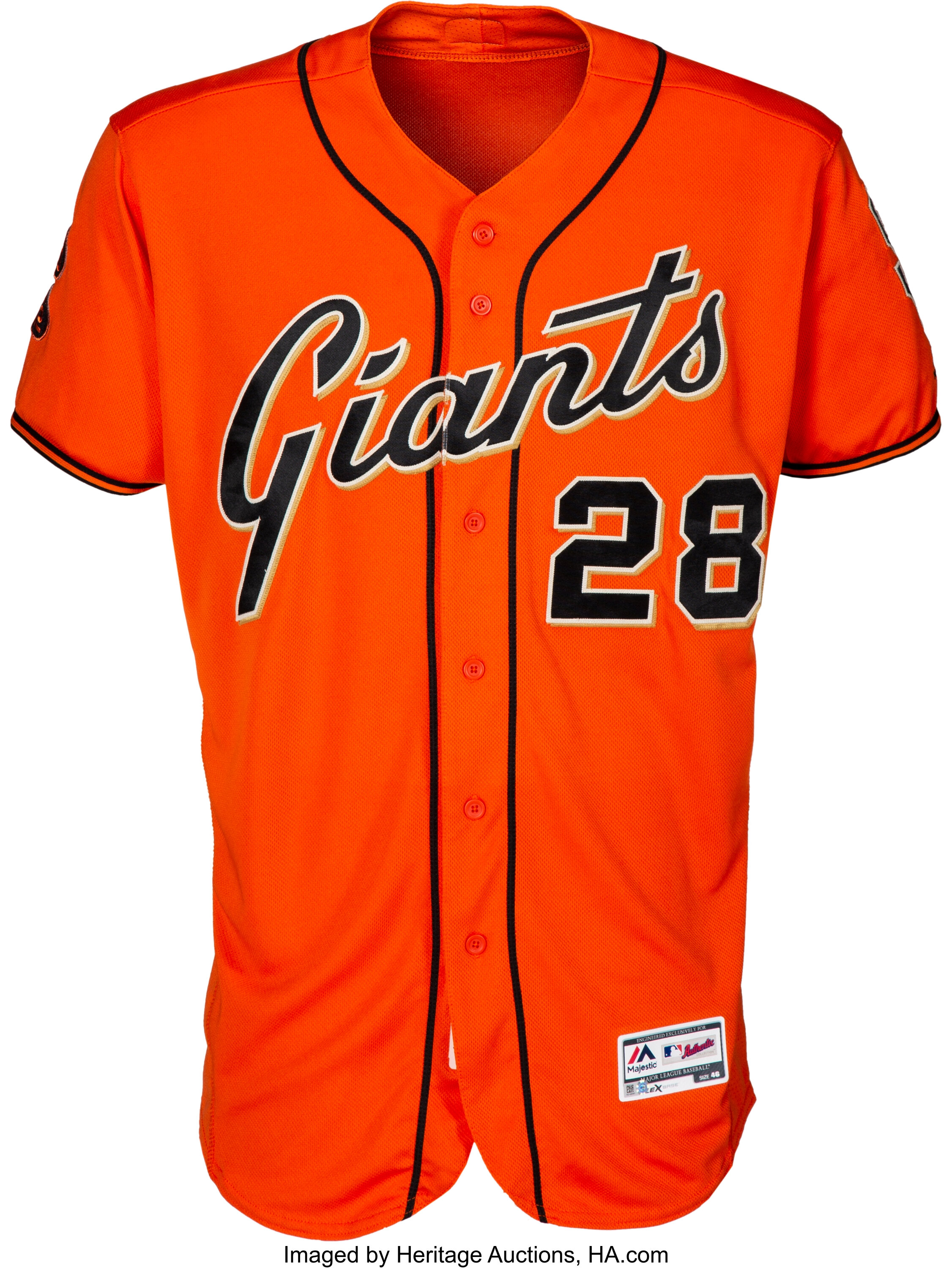 2016 Buster Posey Game Worn San Francisco Giants Jersey - MLB | Lot ...