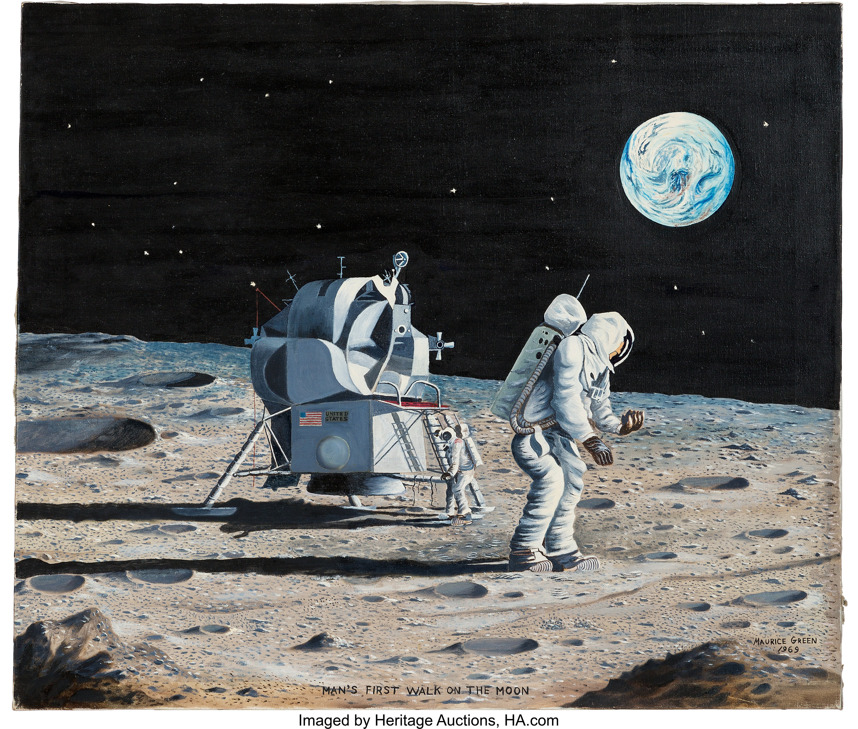 Armstrong on the moon. Армстронг Луна 1969.