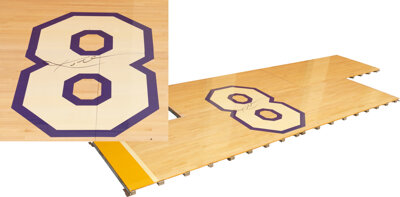 Kobe Bryant Signed floor auction Heritage Auctions