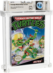 Teenage Mutant Ninja Turtles - Wata 9.8 A+ Sealed, NES Ultra 1989 USA