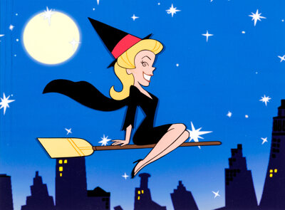 Bewitched Samantha Stevens Limited Edition Prototype Cel #12/16 (Hanna-Barbera, c. 1990s)